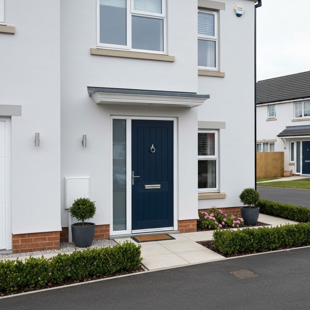 UK house with composite door